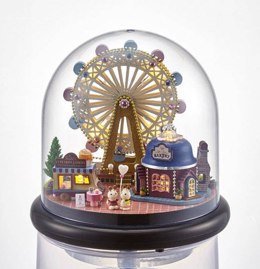 Ferris wheel transparent cover building block toy - Velora