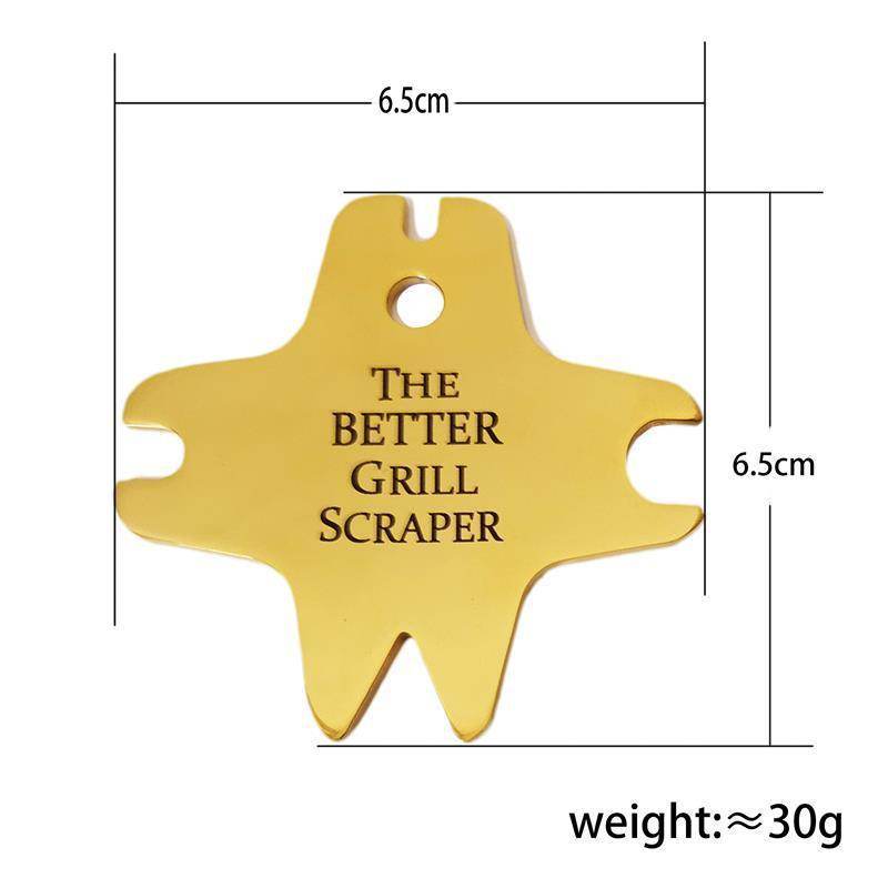 Stainless steel barbecue Grill scraper - Velora