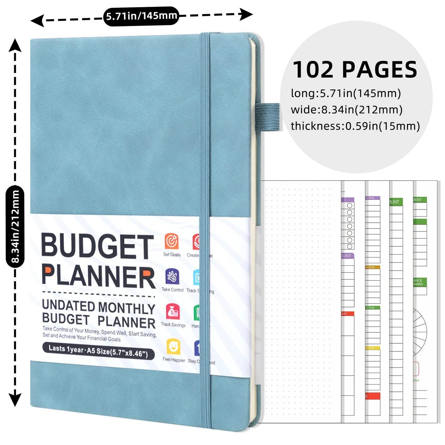 Amazon A May Plan Cash Budget Planner Week Plan English Foreign Trade Notebook - Velora