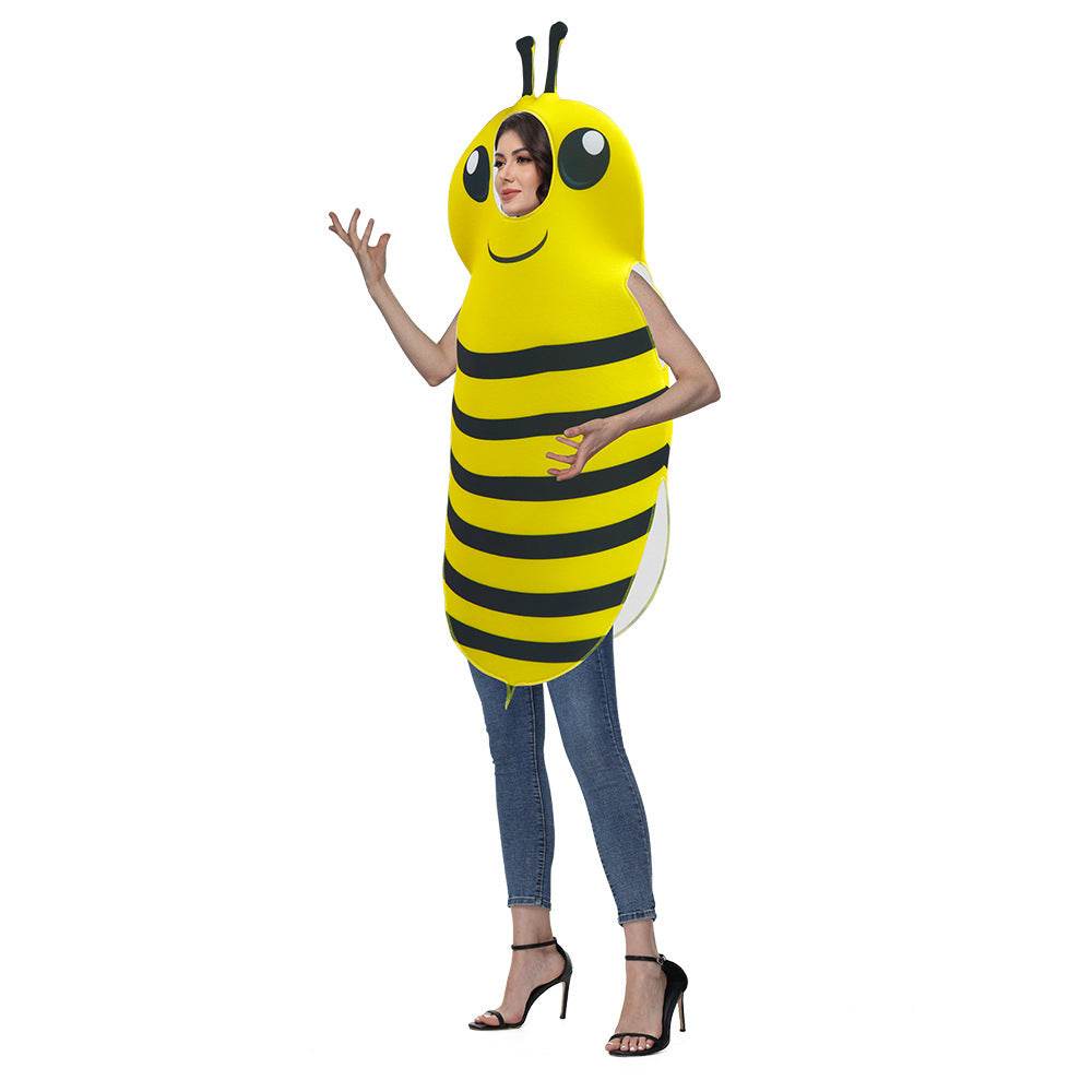 Halloween Sponge Wasp Honeycomb Printing Stage Costume - Velora