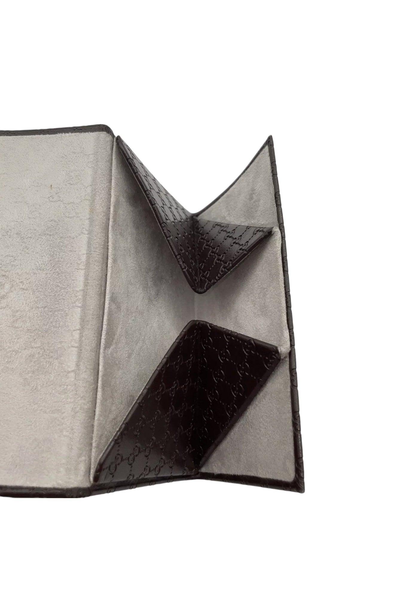 Gucci Micro GG Brown Glasses Case SK080071 - Velora