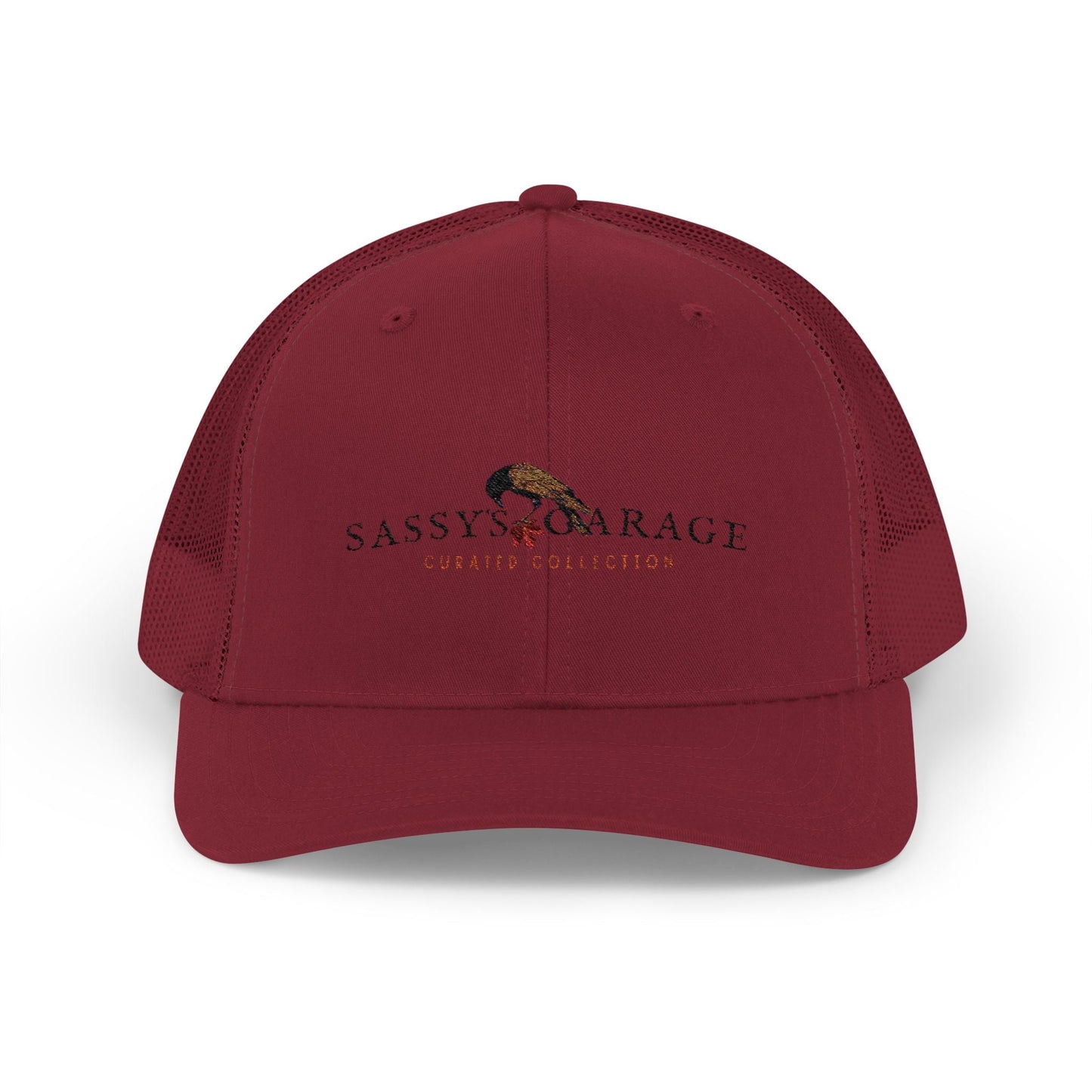 Sassy's Garage Snapback Trucker Cap | Casual Style Hat for Everyday Wear, Outdoor Adventures, Fun Fashion Statement - Velora