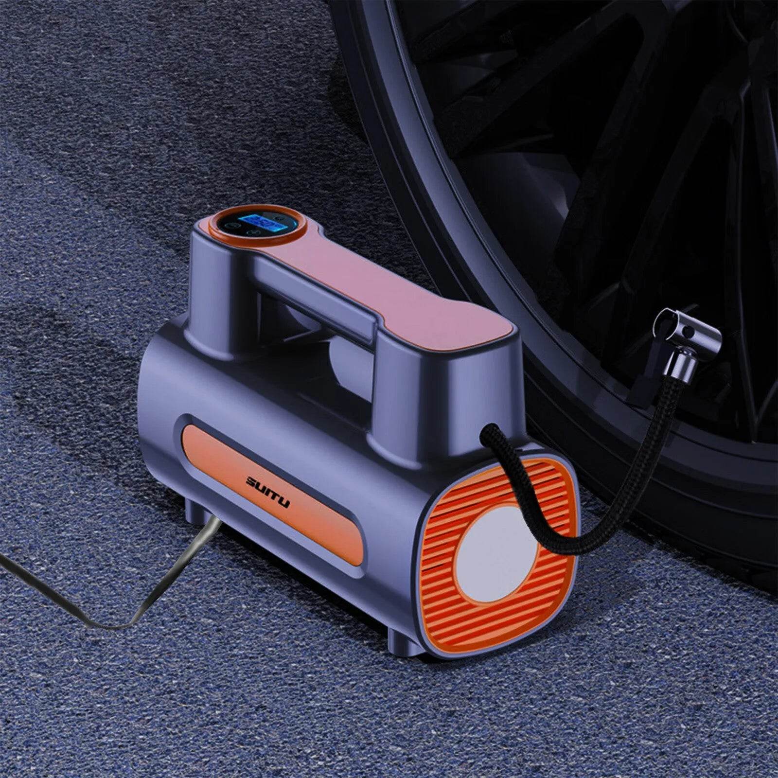 Tire Inflator 12V DC Portable Compressor Electric DC Auto Tire Pumps For Car Tires - Velora