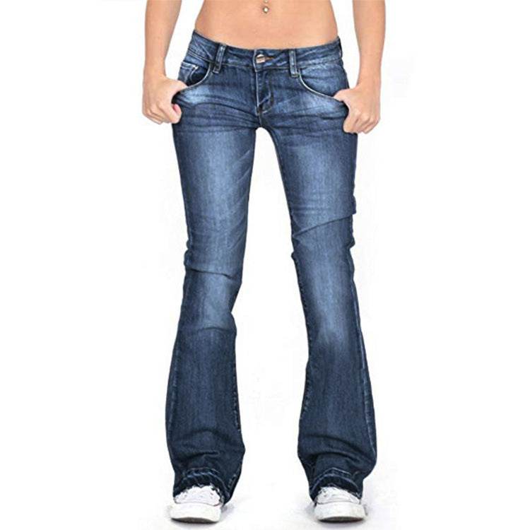 Women Bootcut Jeans Pant flared leg Trousers - Velora
