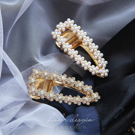 Rhinestone Bling hair clip women