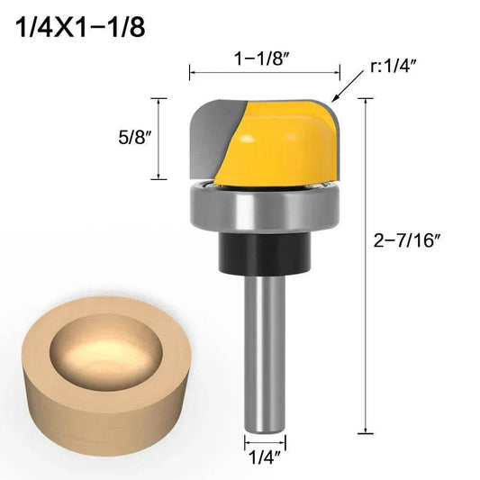 Professional Woodwork Craft Edge Forming Bowl and Tray Router Bits - Velora