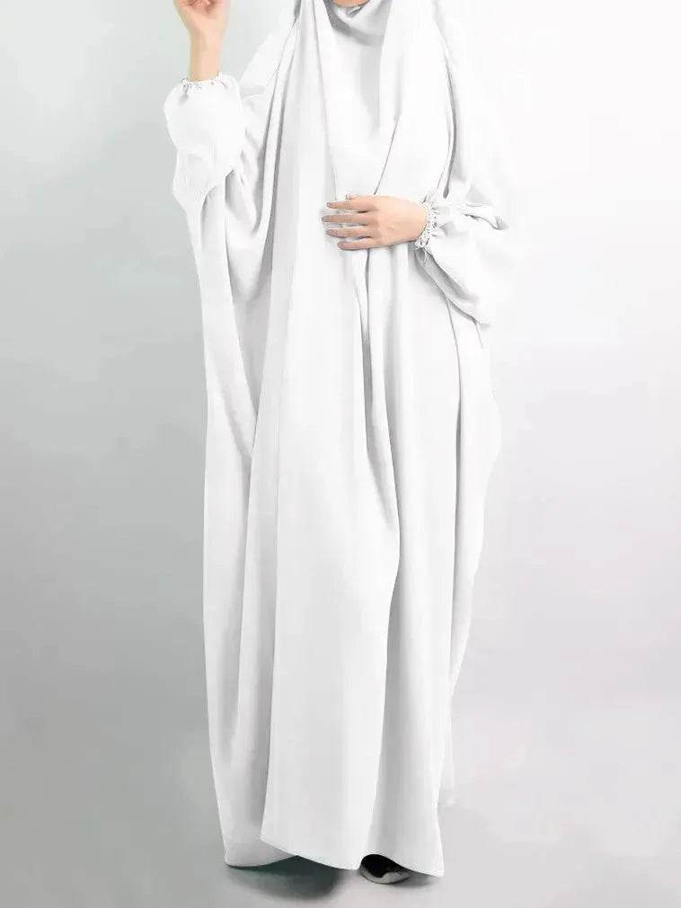 Abaya for Umrah Jalabiya for Women Plain Kaftan Abaya Arabwear for Women - Velora