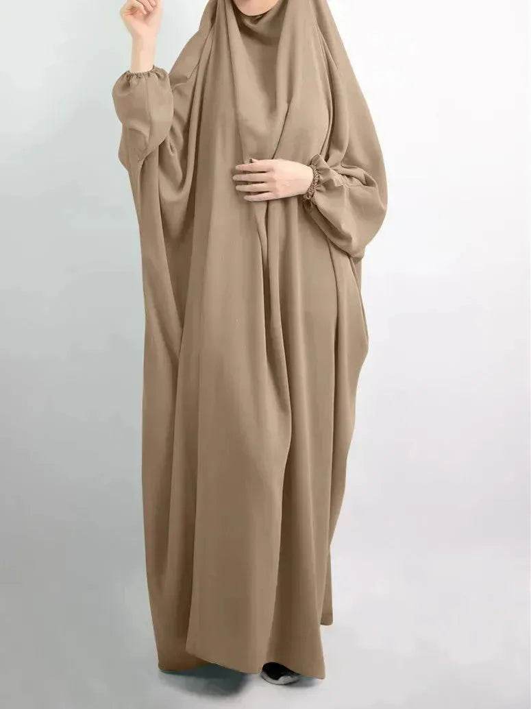 Abaya for Umrah Jalabiya for Women Plain Kaftan Abaya Arabwear for Women - Velora