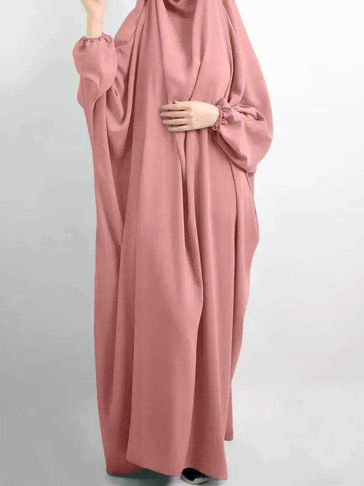 Abaya for Umrah Jalabiya for Women Plain Kaftan Abaya Arabwear for Women - Velora