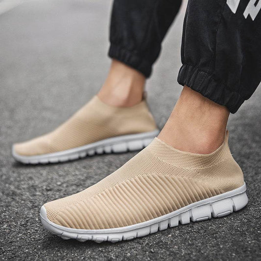 Fashion All-match Casual Sports Shoes Flying Woven Breathable - Velora