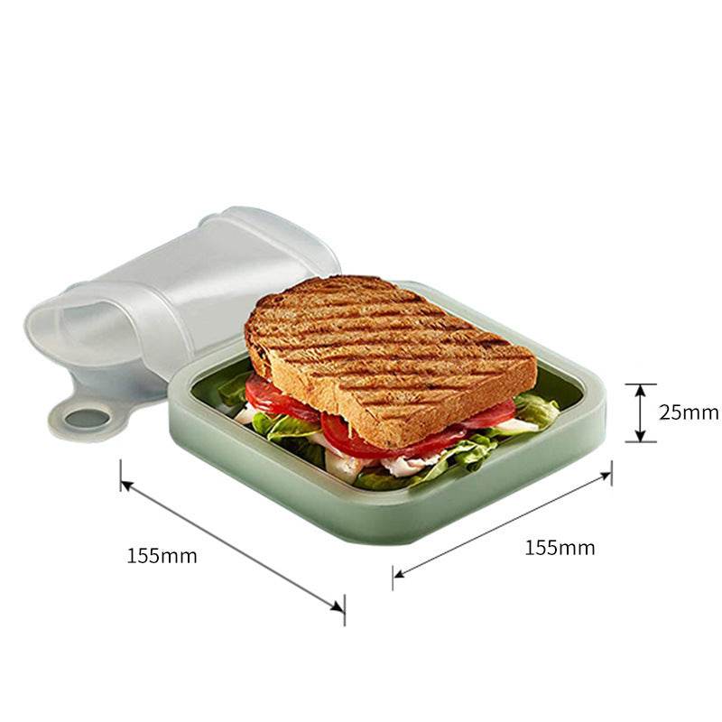 Portable Lightweight Silicone Kids Sandwich Container - Velora