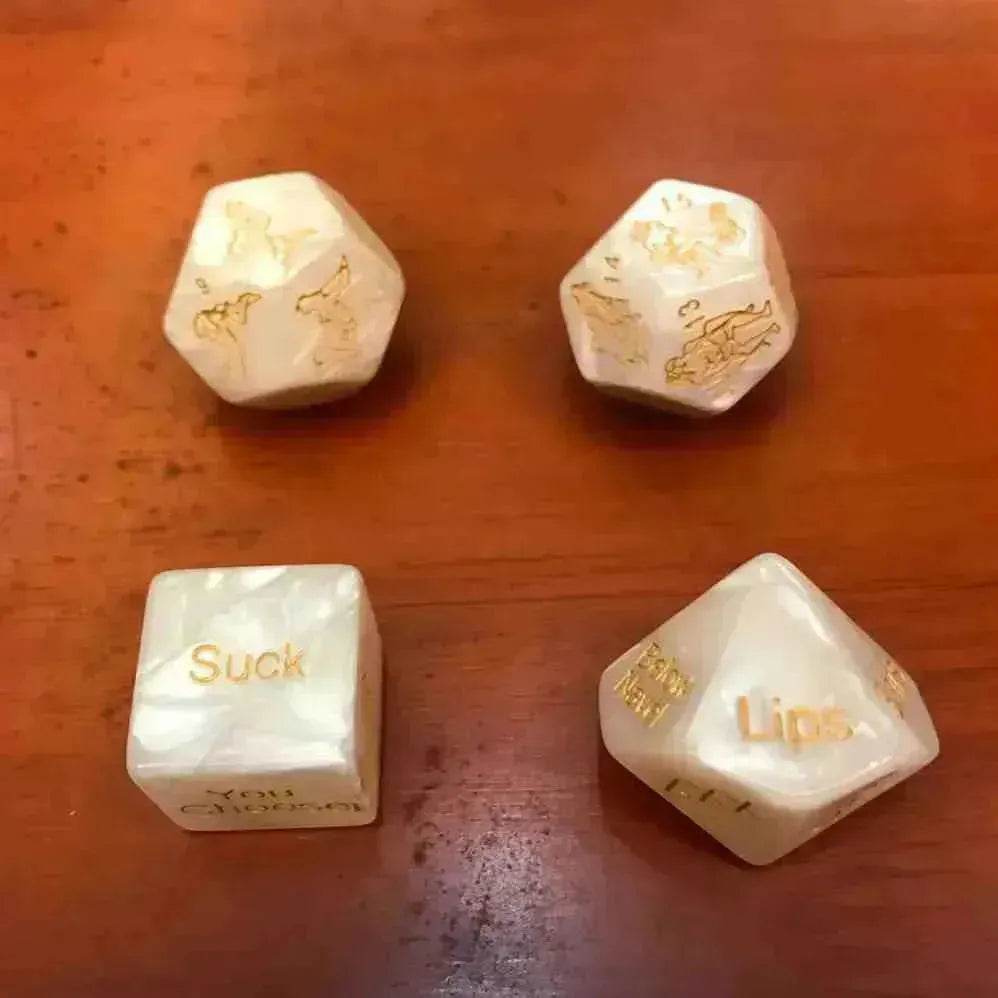 Erotic English Fun Dice Men And Women Flirting Sex Toys - Velora