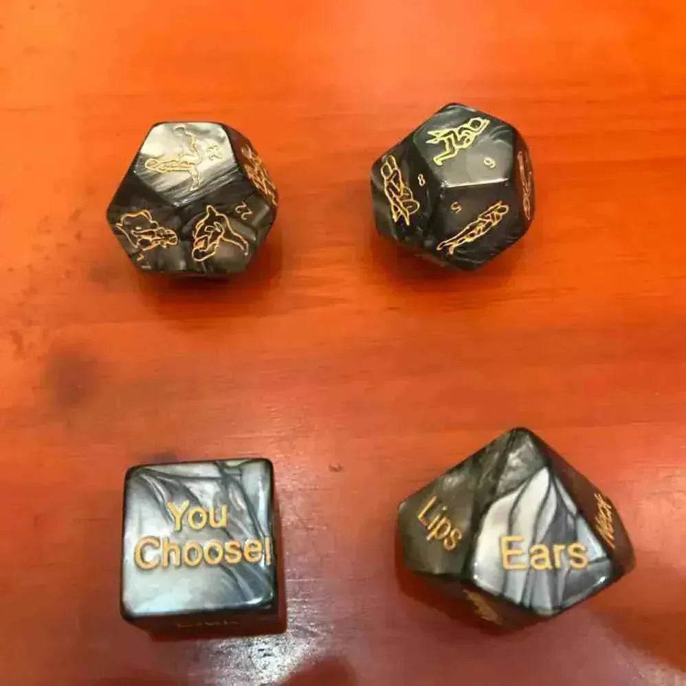 Erotic English Fun Dice Men And Women Flirting Sex Toys - Velora