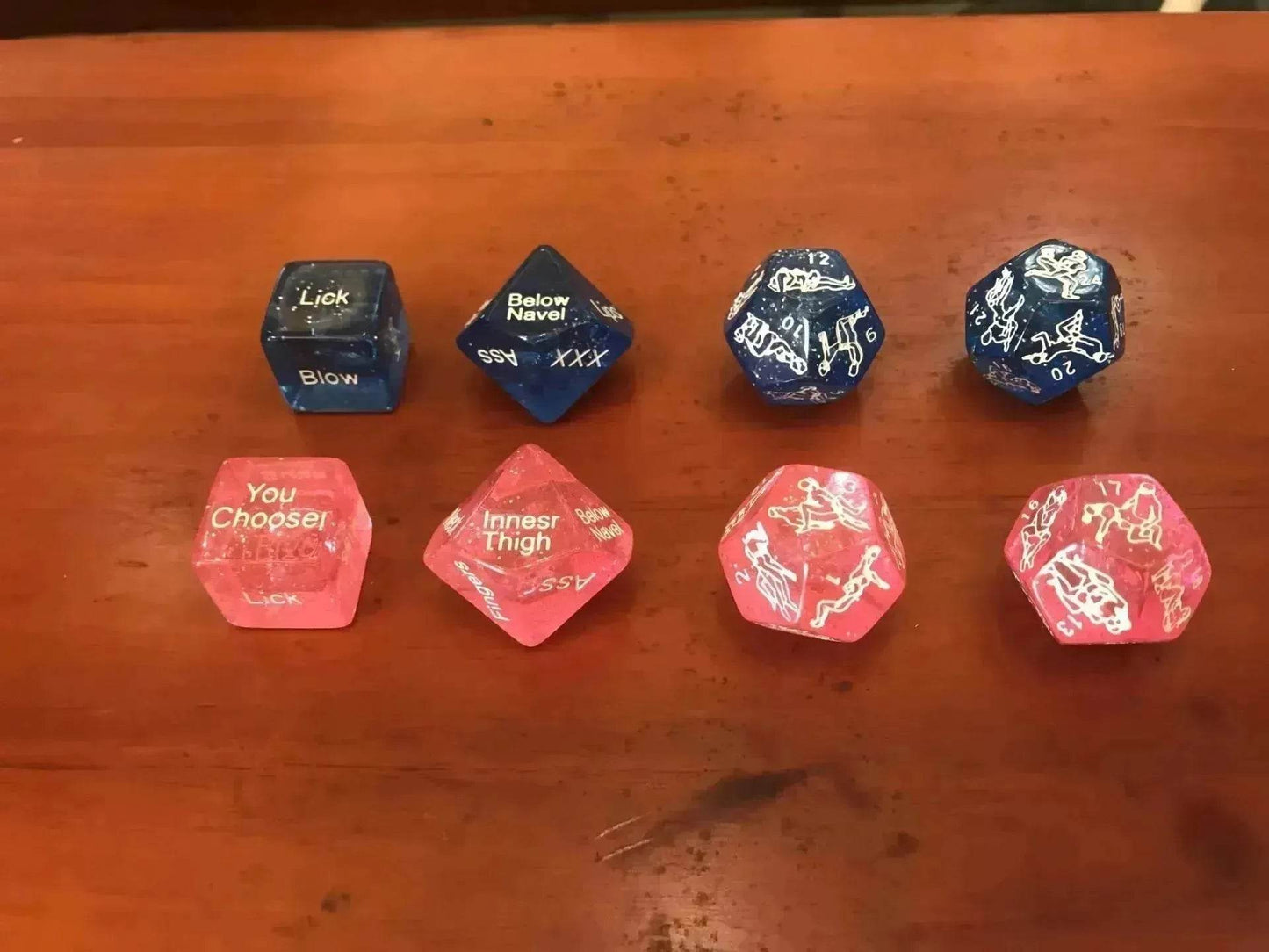 Erotic English Fun Dice Men And Women Flirting Sex Toys - Velora