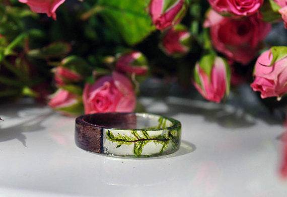 Simple Version Of The Sea DIY Handmade Ring Resin Ring - Velora