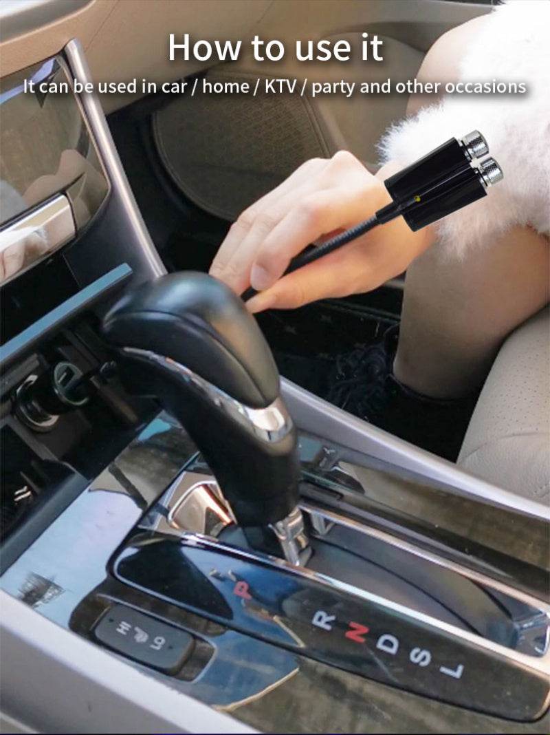 USB Car Ambient lighting Star Sky Vehicle Atmosphere Light - Velora