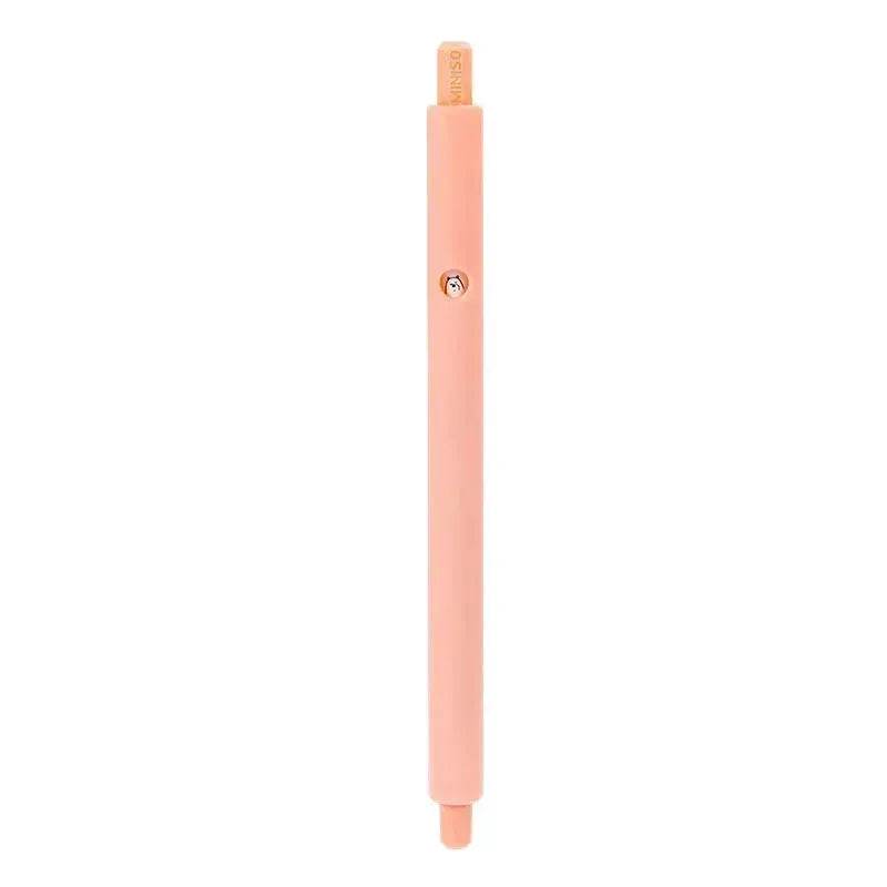 MINISO Color Stationery Black Sign Pen Cute Cartoon Bare Bear Press Gel Pen - Velora