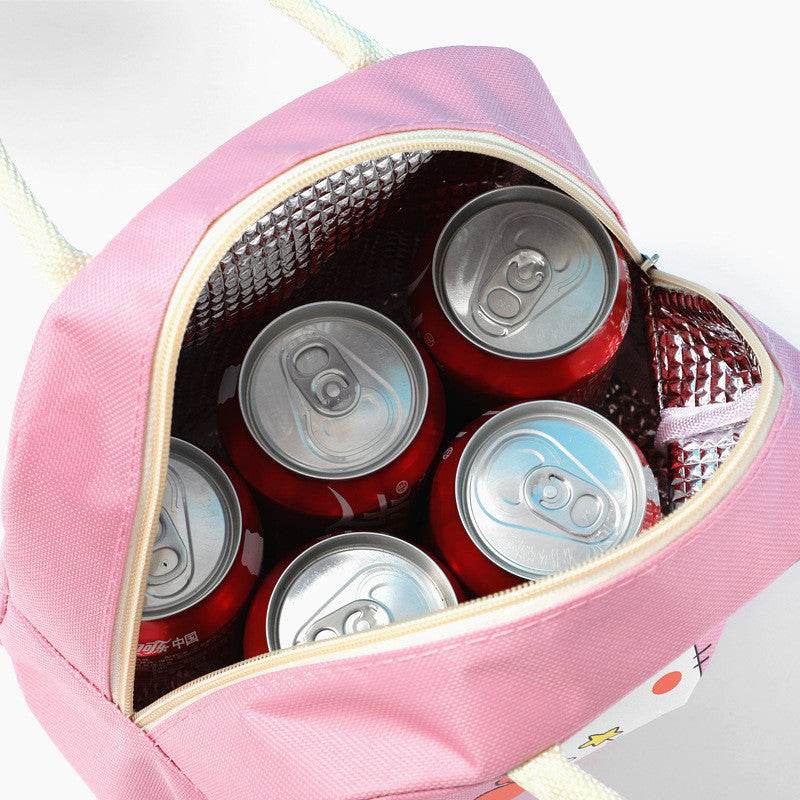 Girls Oxford Cloth Insulated Cartoon Lunch Bag for kids - Velora