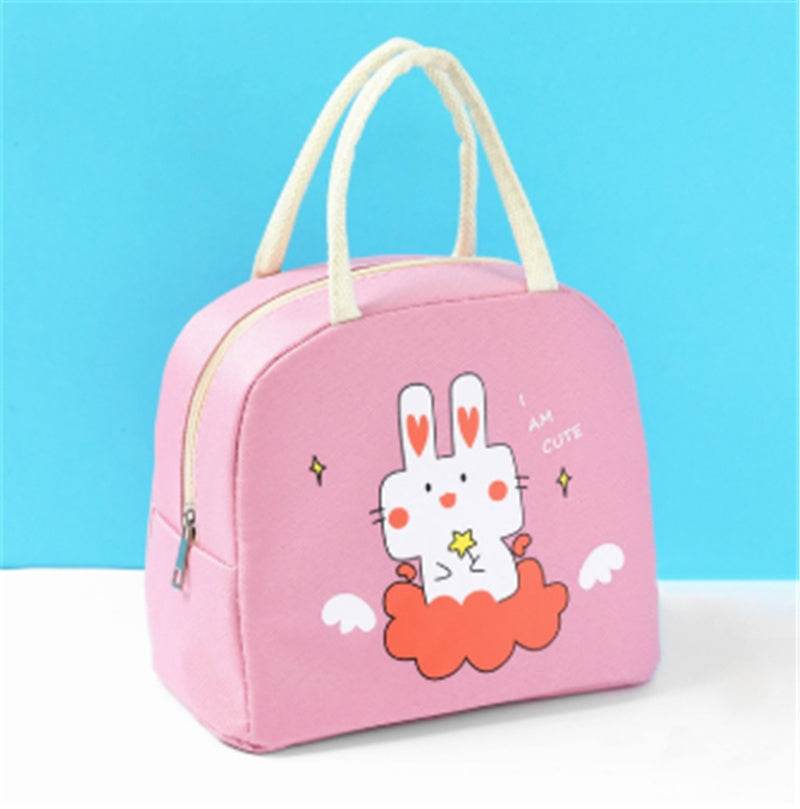 Girls Oxford Cloth Insulated Cartoon Lunch Bag for kids - Velora