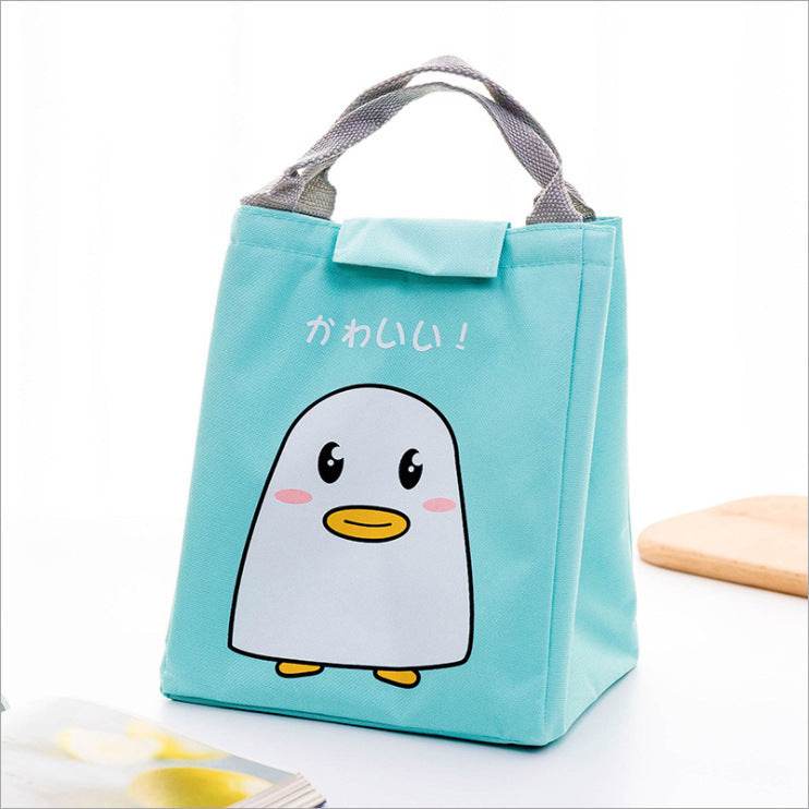 Kids Cartoon Canvas Lunch Bag - Velora