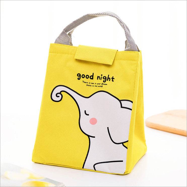 Kids Cartoon Canvas Lunch Bag - Velora