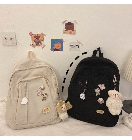 Korean Harajuku Backpack – Cute School Bag for Girls - Velora