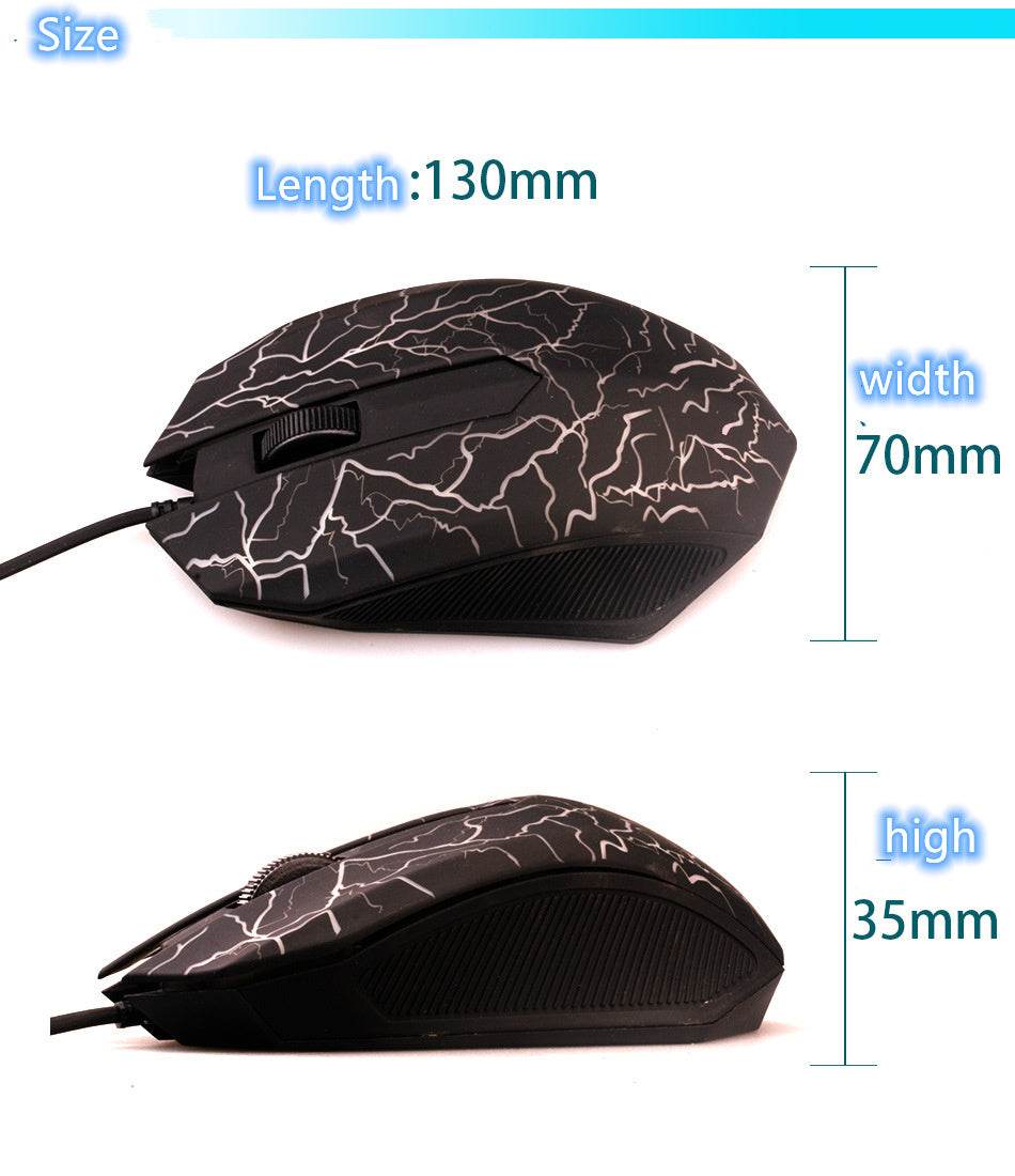 Internet Cafe Office Wired Mouse Computer Accessories - Velora