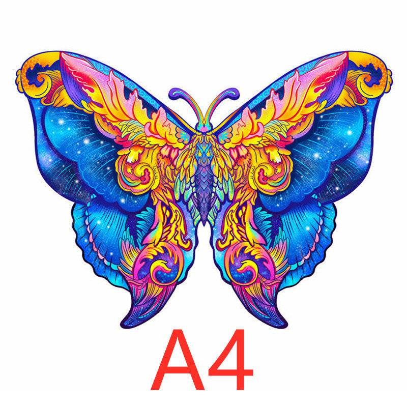 Animal Shaped Wooden Puzzle Play Toy for Kids 14 years above - Velora