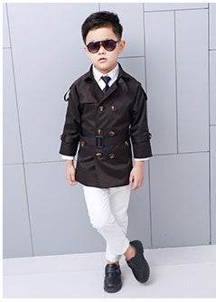 Boys' Windbreaker Casual Children's Mid-Length Coat Children's Clothing - Velora