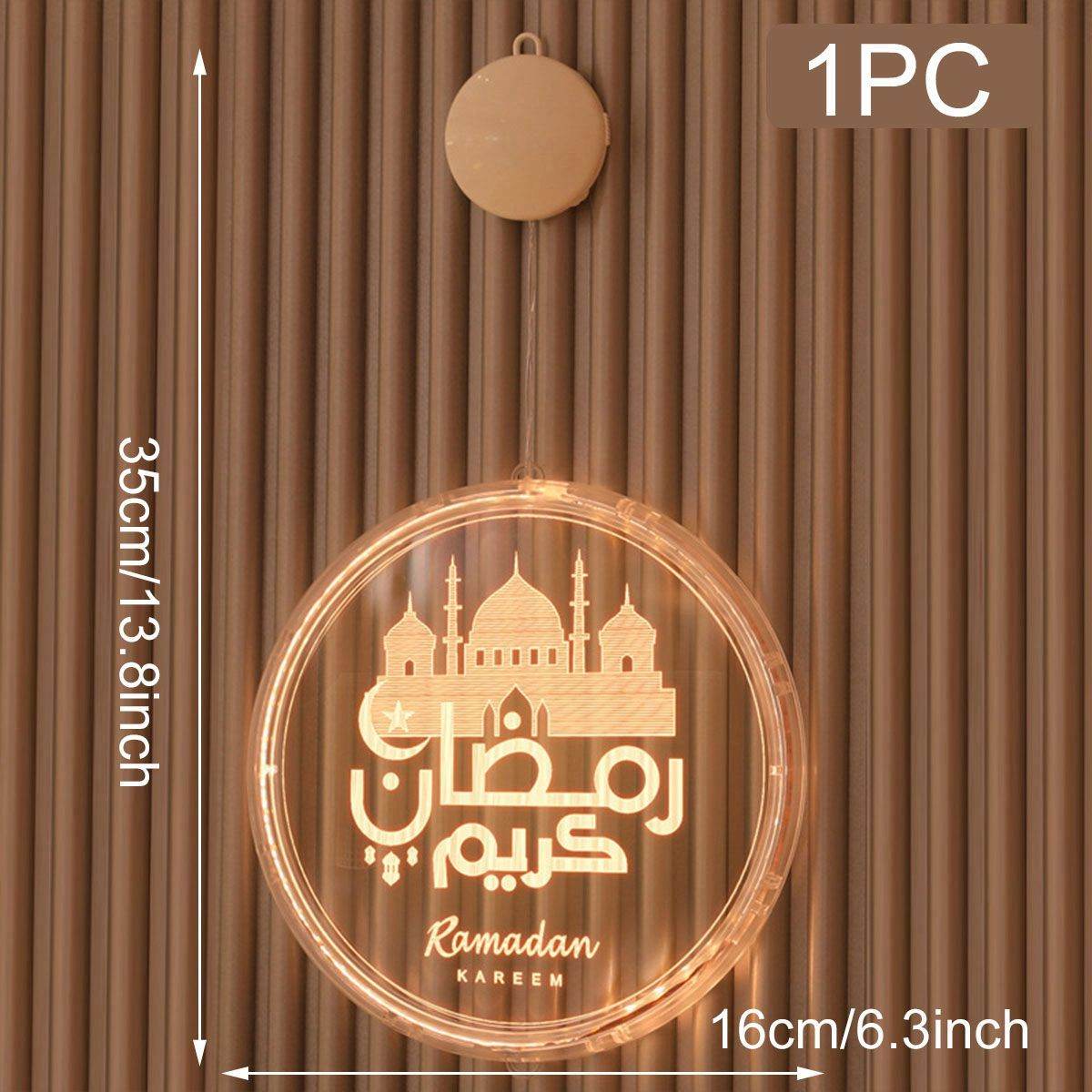 EID Mubarak Moon Star Eid Mubarak Garland LED Curtain String - Velora