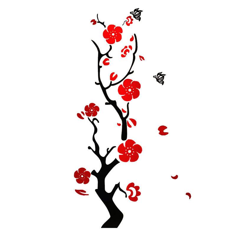Plum Blossom Porch Decoration Wall Stickers Decals - Velora