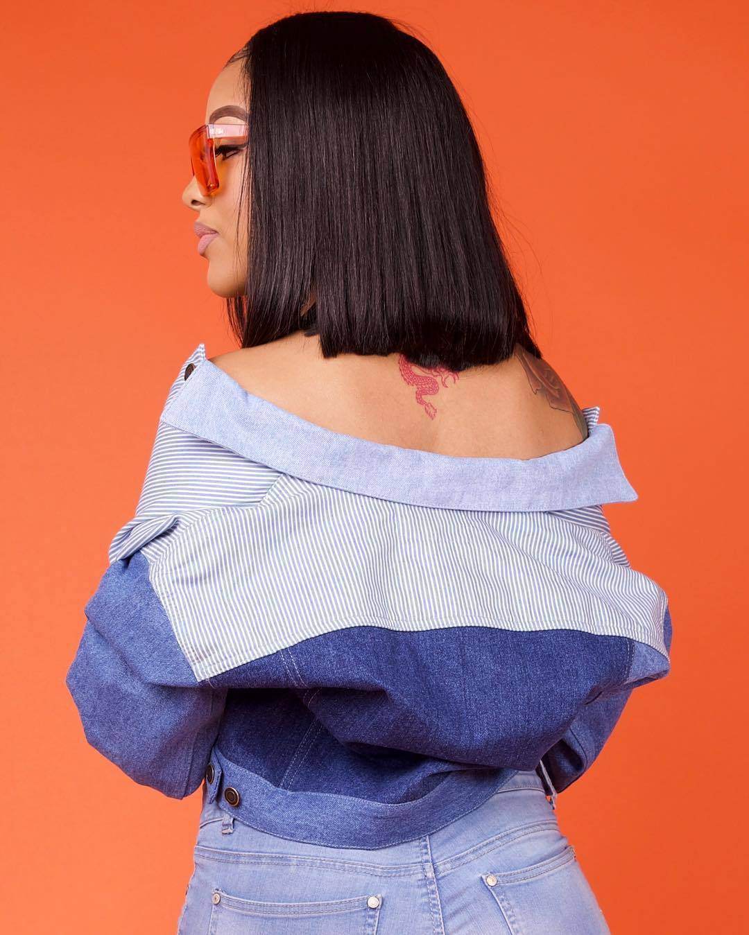 Casual Women Single Breasted Lapel Oversized Crop Denim Jacket - Velora