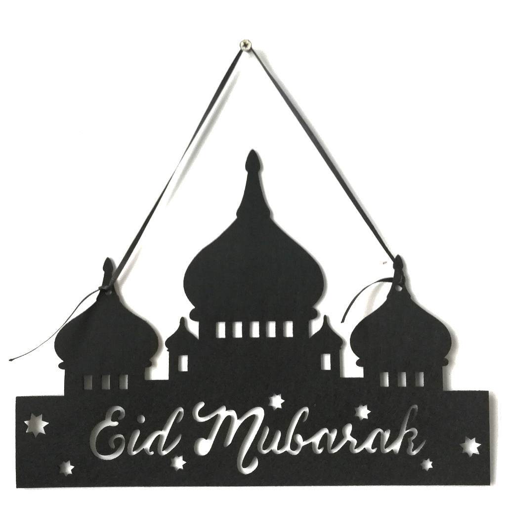 Ramadan Gurban Eid Al-Fitr English Alphabet Castle Home Decoration Pendant plaques - Velora