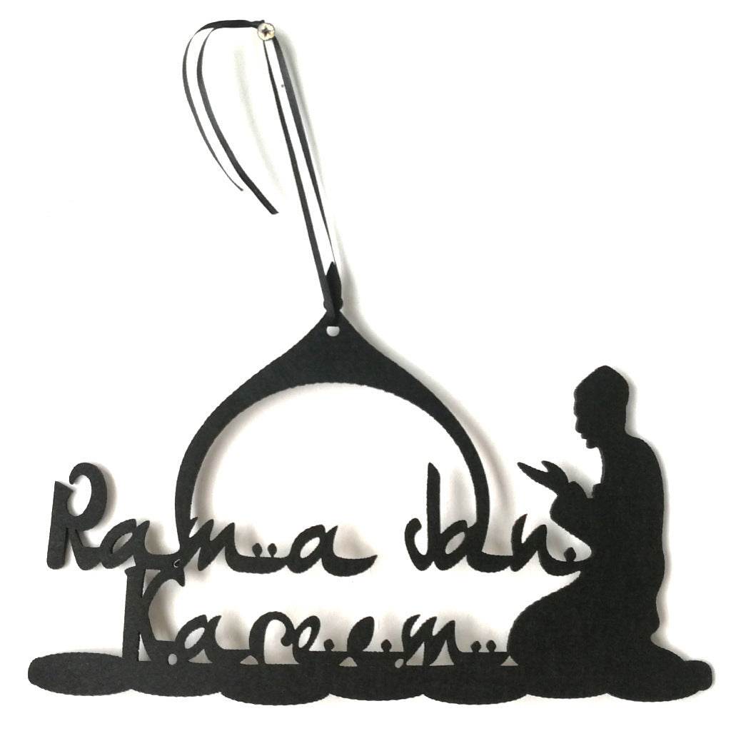 Ramadan Gurban Eid Al-Fitr English Alphabet Castle Home Decoration Pendant plaques - Velora