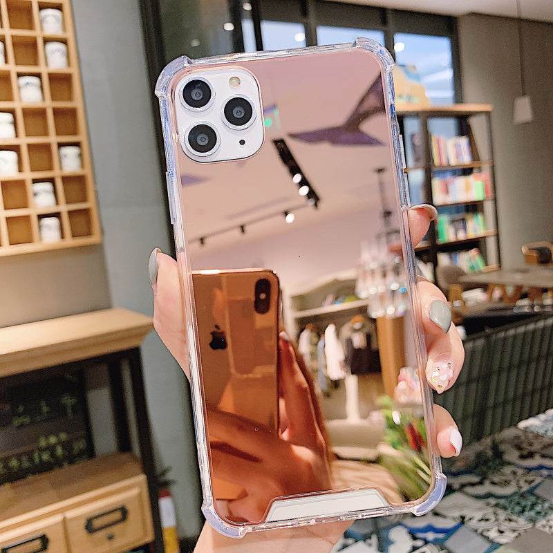 Soft rubber Mirror Phone Case women iphone case - Velora