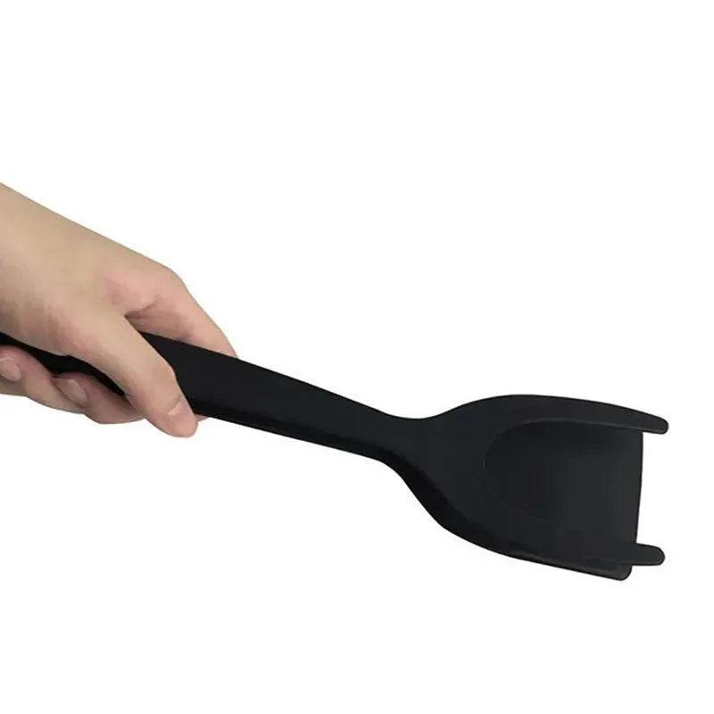 2 in 1 Silicone Omelette Pancake Spatulas and tong - Velora