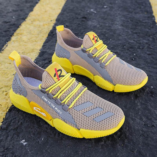 Explosive Style Men S Shoes Korean Net Shoes Cloth Shoes - Velora