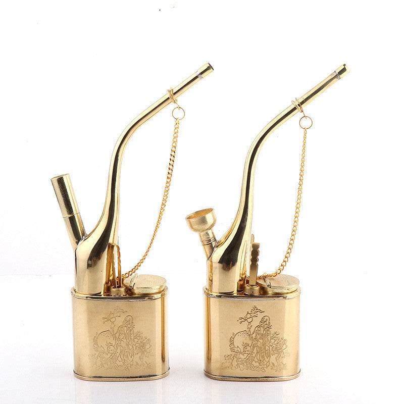 Environmental Protection Blister Card Installed Copper Hookah - Velora