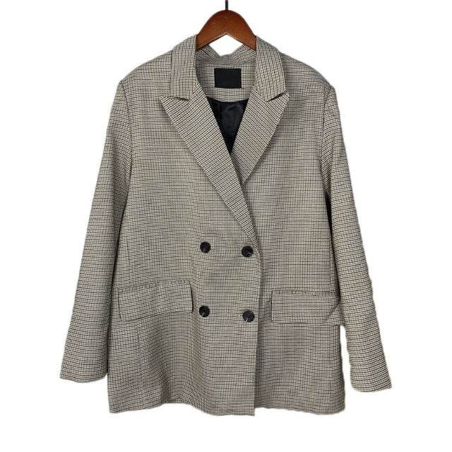 Spring Blazer Women Double Breasted Oversized jacket - Velora