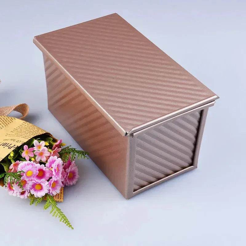 Non-sticky Aluminum Bread Molds with lid - Velora