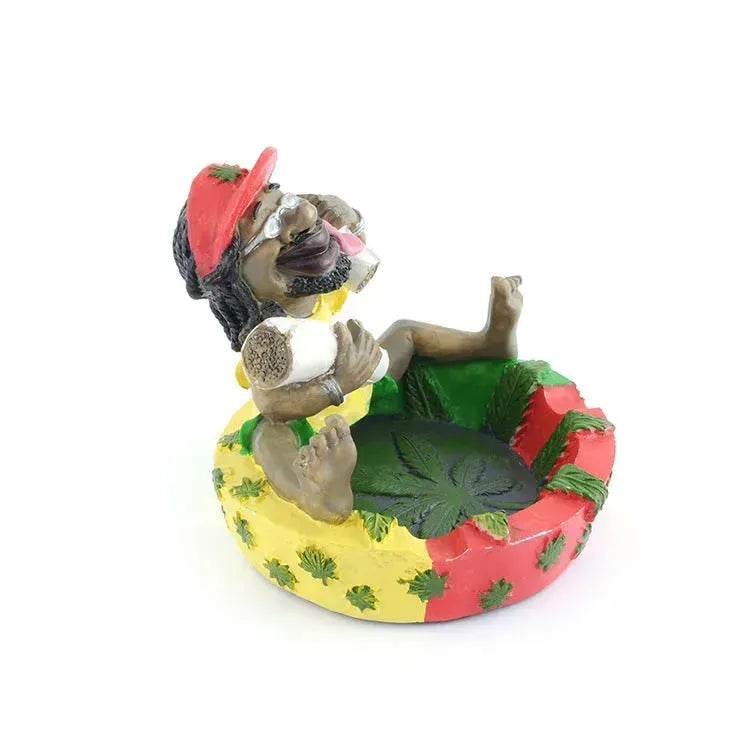 Creative Cartoon Smoking Ashtray Home Decoration - Velora