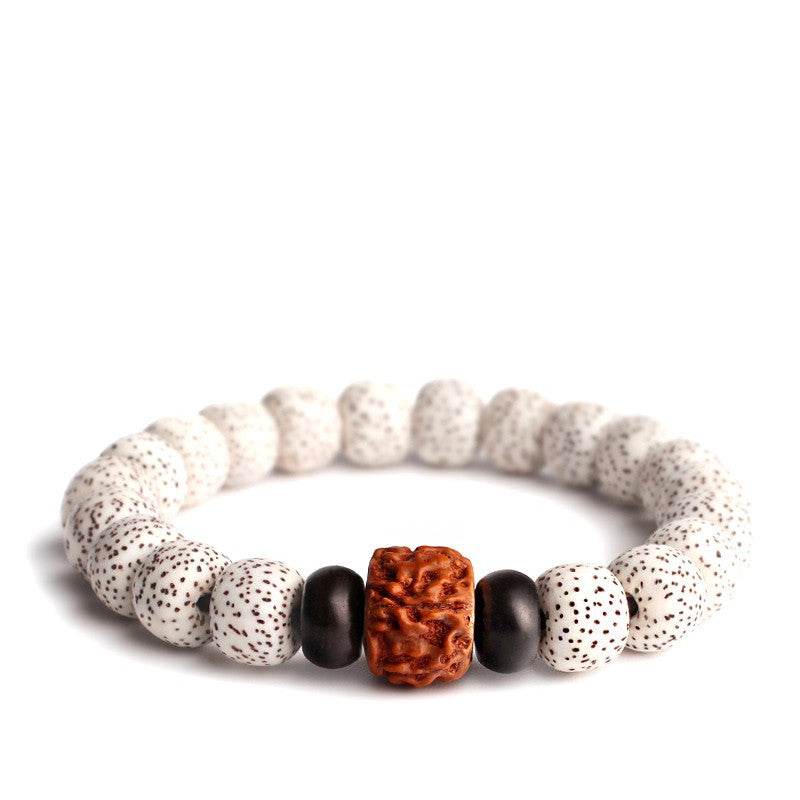 Bodhi Seed Root Bracelet Single Circle Bracelet Beads Beaded - Velora