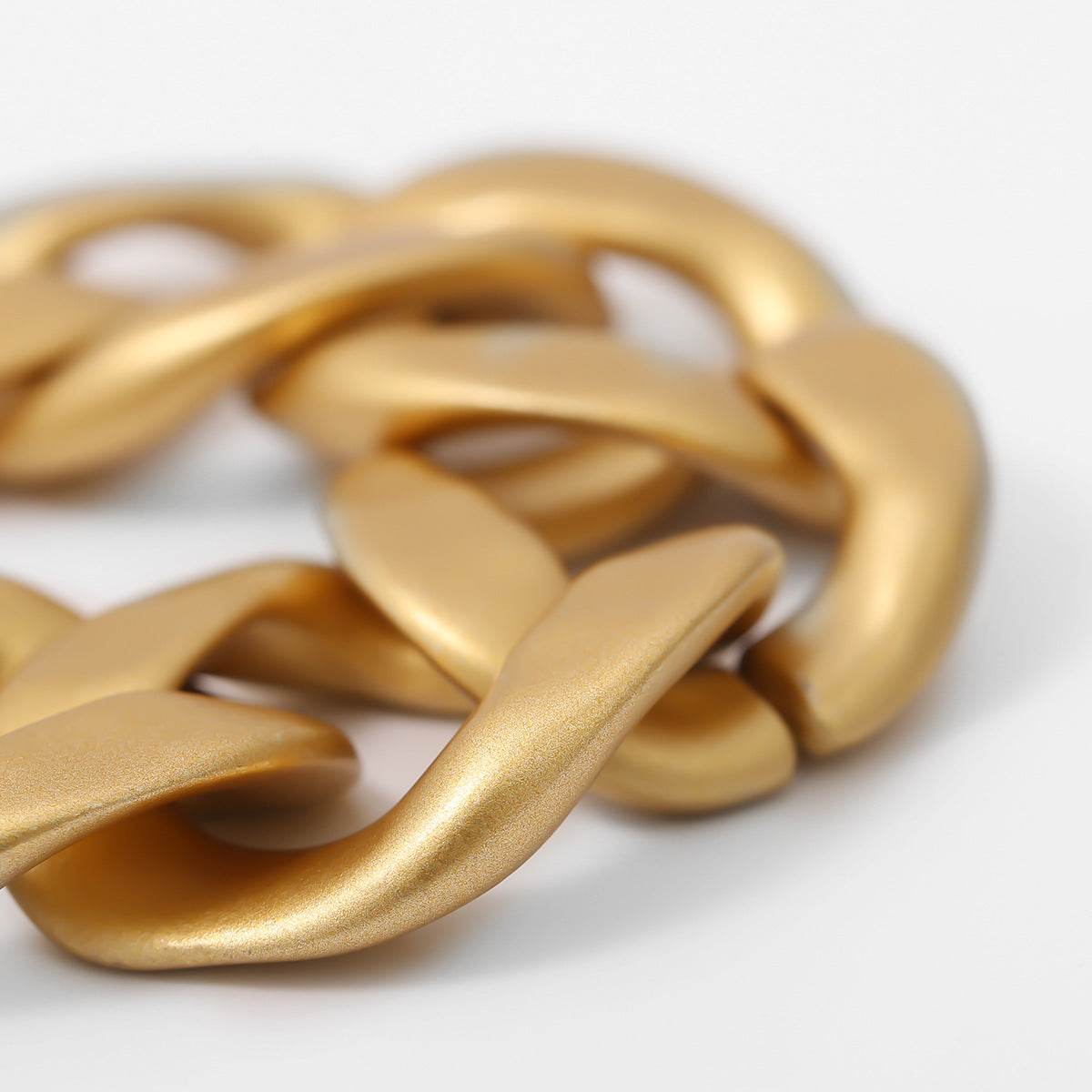 Ingemark Boho Punk CCB Chunky Chain Bracelet Bangle Women Men Armband Steampunk High Quality Brand Twisted Bracelet Jewelry Gift - Velora