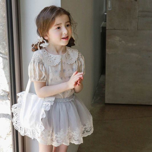 Korean Children's Clothing Children Girls Cute Gauze Skirts - Velora