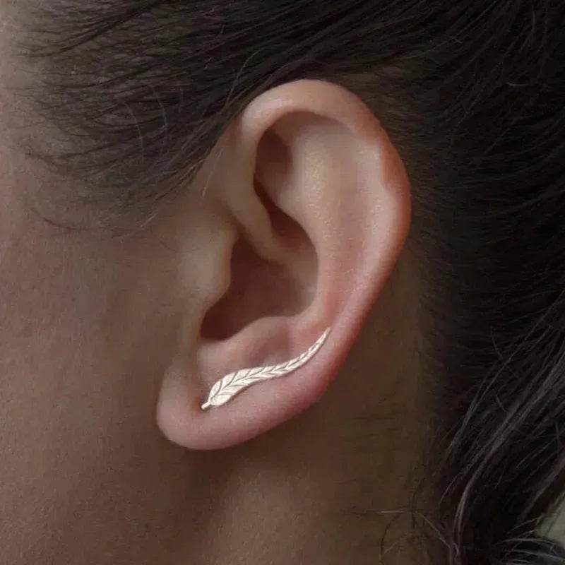 Women's Gold and Silver Stud Earrings - Velora