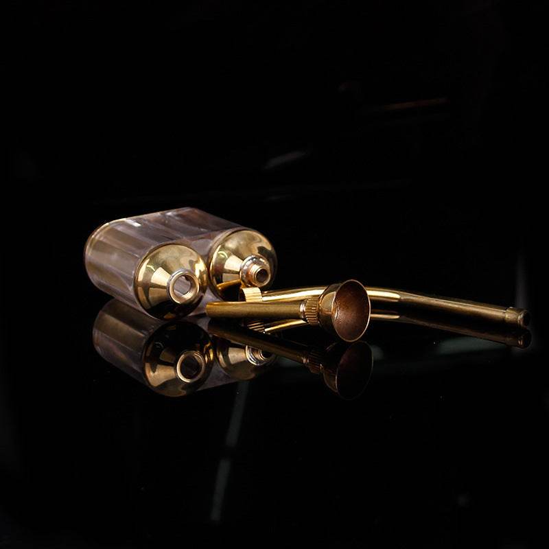 Cool Ye Environmental Health Hookah Portable Mini Water Filter Pipe Men's Simple Old-Fashioned Copper Hookah Direct Sales - Velora