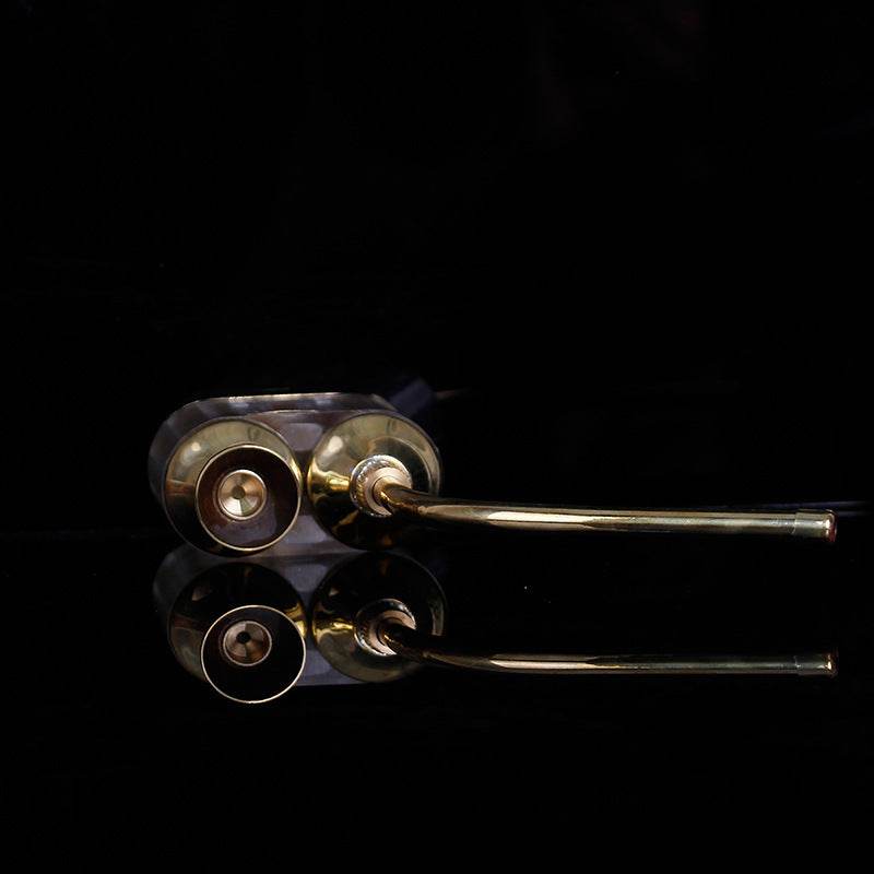 Cool Ye Environmental Health Hookah Portable Mini Water Filter Pipe Men's Simple Old-Fashioned Copper Hookah Direct Sales - Velora