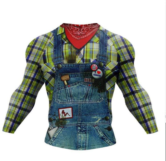 HILLBILLY RASH GUARD - XMARTIAL SLEEVE - Velora