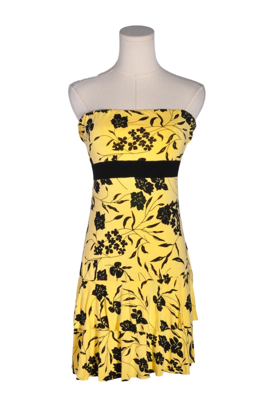 PLASTIC Women A-Line Dresses Regular fit in Yellow - L - Velora