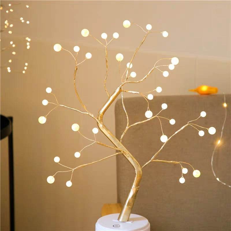 Led Copper Wire Light Bedroom Desk Table Light - Velora